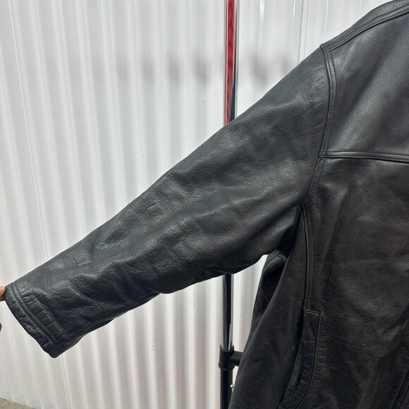 Wilsons Leather Boxy Leather Coat - Picture 4 of 8